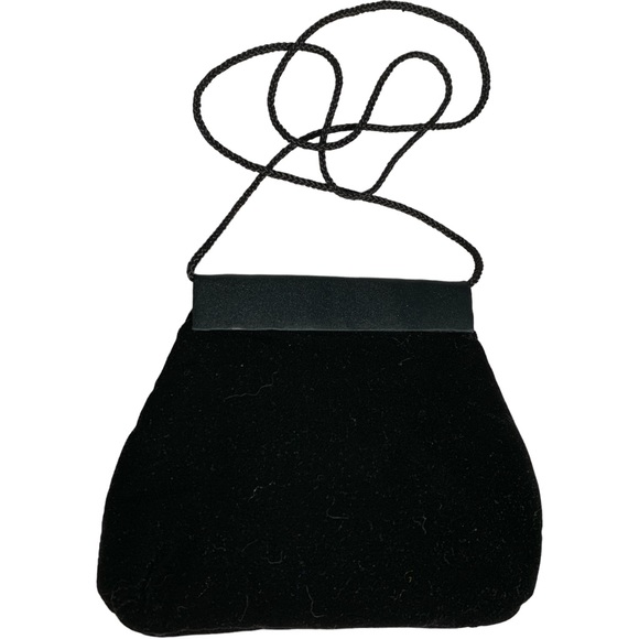 Gorgeous Black Elegant Crossbody with Pearl Decorations - Picture 3 of 7